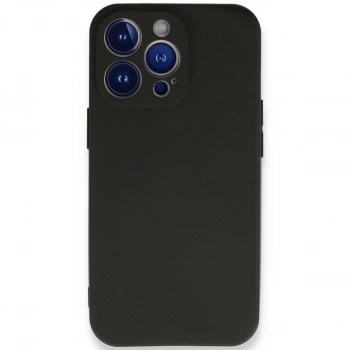 Apple İphone 13 Pro Kılıf First Silikon - Siyah