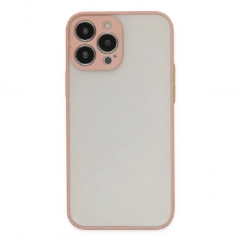 Apple İphone 13 Pro Kılıf Montreal Silikon Kapak - Pembe