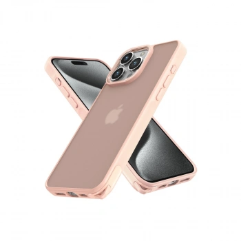 Apple İphone 13 Pro Max Kılıf Elegant Kapak - Pudra
