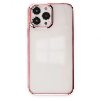 Apple İphone 13 Pro Max Kılıf Element Silikon - Pembe