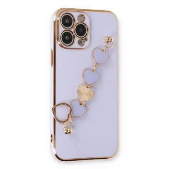 Apple İphone 13 Pro Max Kılıf Esila Silikon - Lila