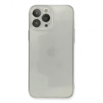 Apple İphone 13 Pro Max Kılıf Fly Lens Silikon - Şeffaf
