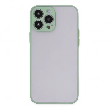 Apple İphone 13 Pro Max Kılıf Montreal Silikon Kapak - Turkuaz