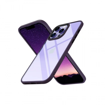 Apple İphone 13 Pro Max Kılıf Power Silikon - Mor