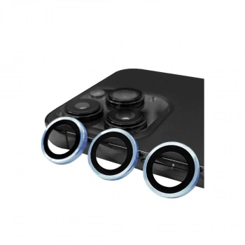 Apple İphone 13 Pro Max Raze Metal Kamera Lens - Mavi