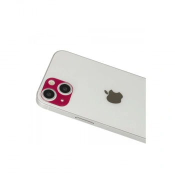 Apple İphone 13 Rainbow Kamera Lens Koruma Cam - Koyu Kırmızı