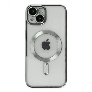 Apple İphone 14 Kılıf Kross Magneticsafe Kapak - Gümüş