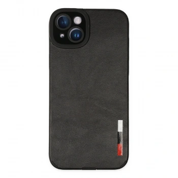 Apple İphone 14 Plus Kılıf Loop Deri Silikon - Siyah