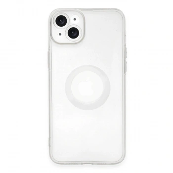 Apple İphone 14 Plus Kılıf Santa Lens Silikon - Şeffaf