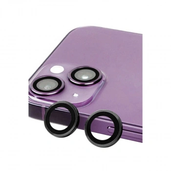 Apple İphone 14 Plus Raze Metal Kamera Lens - Siyah