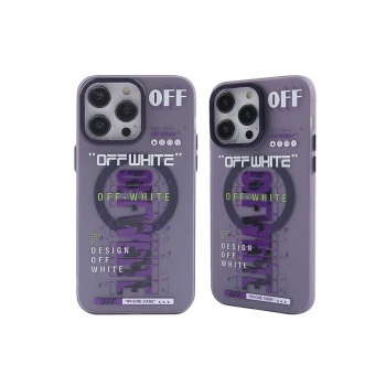 Apple İphone 14 Pro Kılıf Apollo Magneticsafe Desenli Kapak - Apollo Mor - 3