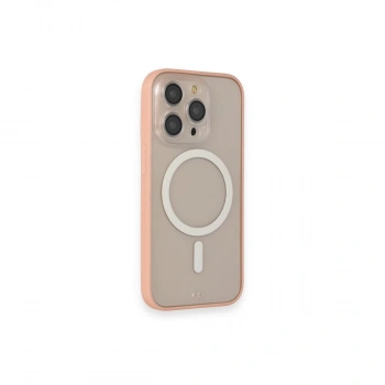 Apple İphone 14 Pro Kılıf Grand Magneticsafe Kapak - Pembe