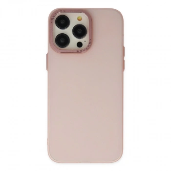Apple İphone 14 Pro Kılıf Modos Metal Kapak - Pembe