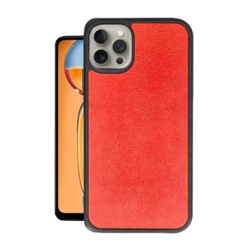 Apple İphone 14 Pro Max Kılıf Aras Deri Kapak - Kırmızı
