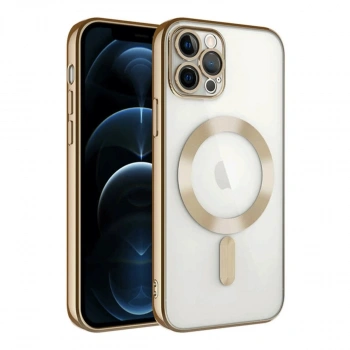 Apple İphone 14 Pro Max Kılıf Kross Magneticsafe Kapak - Gold