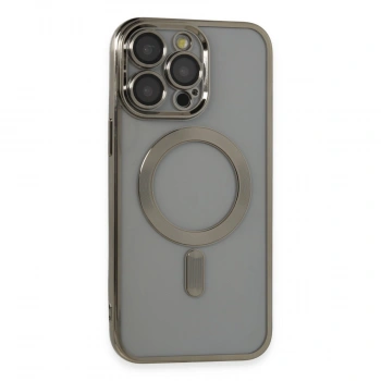 Apple İphone 14 Pro Max Kılıf Kross Magneticsafe Kapak - Titan Gri