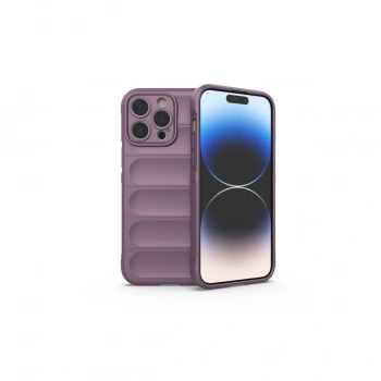 Apple İphone 14 Pro Max Kılıf Optimum Silikon - Mor