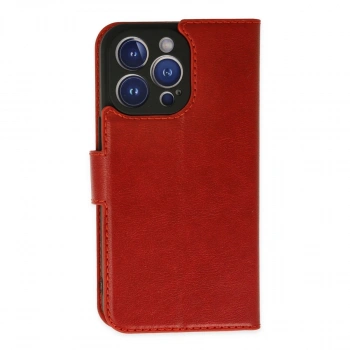 Apple İphone 14 Pro Max Kılıf Trend S Plus Kapaklı Kılıf - Kırmızı