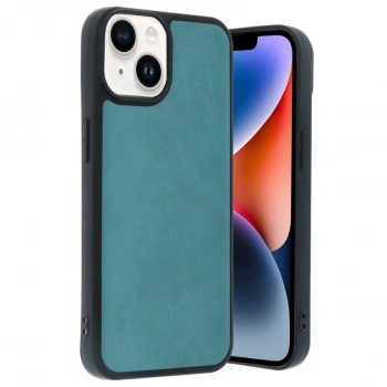 Apple İphone 15 Kılıf Aras Deri Kapak - Açık Yeşil