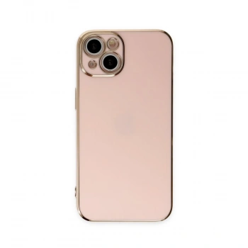 Apple İphone 15 Kılıf Volet Silikon - Pembe