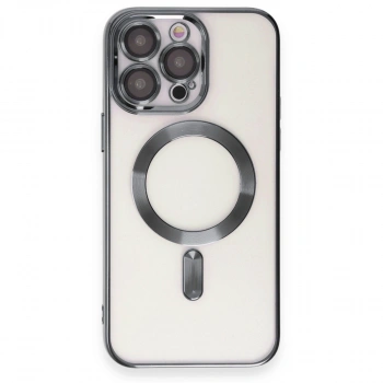 Apple İphone 15 Pro Max Kılıf Kross Magneticsafe Kapak - Titan Gri