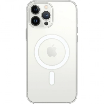 Apple İphone 15 Pro Max Kılıf Magneticsafe Şeffaf Silikon - Şeffaf