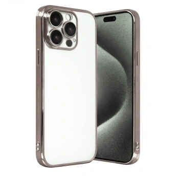 Apple İphone 15 Pro Max Razer Lensli Silikon - Titan Gri