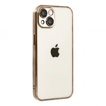 Apple İphone 15 Razer Lensli Silikon - Çöl Titanyum