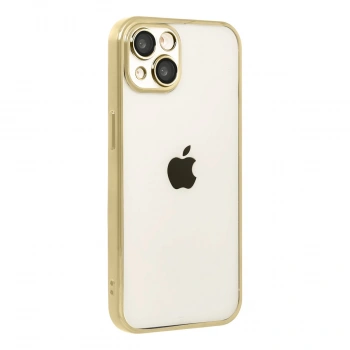 Apple İphone 15 Razer Lensli Silikon - Gold