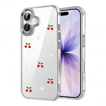 Apple İphone 16 Plus Fiyonk Desenli Kapak - Desen 9