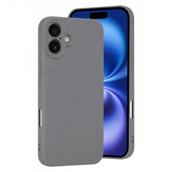 Apple İphone 16 Plus Kılıf First Silikon - Gri