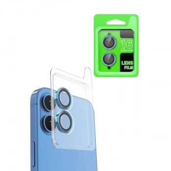 Apple İphone 16 Plus Raze Metal Kamera Lens - Lacivert