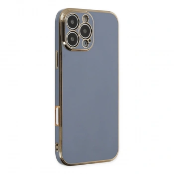 Apple İphone 16 Pro Kılıf Volet Silikon - Mavi