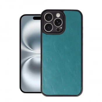 Apple İphone 16 Pro Max Kılıf Aras Deri Kapak - Açık Yeşil