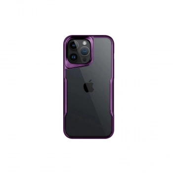Apple İphone 16 Pro Max Kılıf Boyi Silikon Kapak - Derin Mor