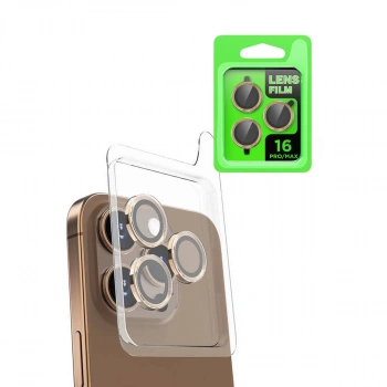 Apple İphone 16 Pro Max Raze Metal Kamera Lens - Desert