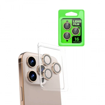 Apple İphone 16 Pro Max Raze Metal Kamera Lens - Natural Grey