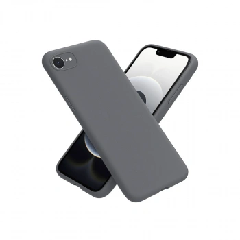 Apple İphone 16e Kılıf First Silikon - Gri