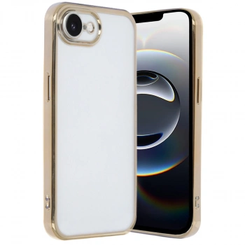 Apple İphone 16e Kılıf Razer Lensli Silikon - Gold