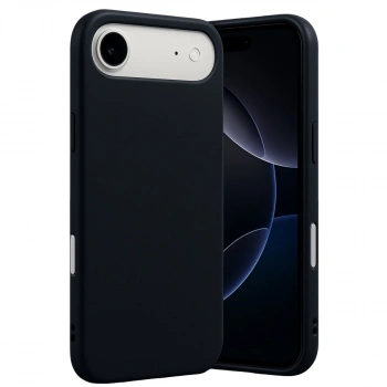 Apple İphone 17 Air Nano İçi Kadife Silikon - Siyah