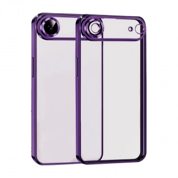 Apple İphone 17 Air Razer Lensli Silikon - Açık Mor