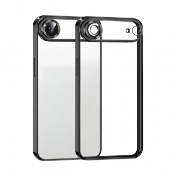 Apple İphone 17 Air Razer Lensli Silikon - Siyah