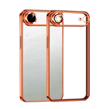 Apple İphone 17 Air Razer Lensli Silikon - Turuncu
