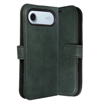 Apple İphone 17 Air Trend S Plus Kapaklı Kılıf - Yeşil