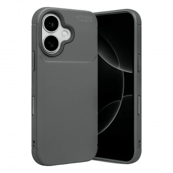 Apple İphone 17 Auto Focus Karbon Kapak - Gri