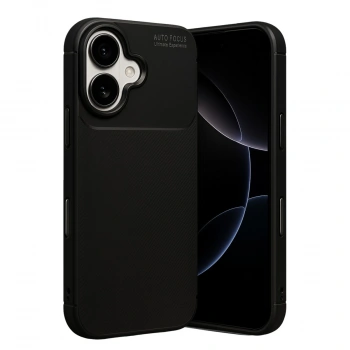 Apple İphone 17 Auto Focus Karbon Kapak - Siyah