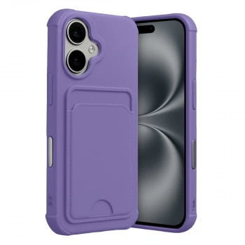 Apple İphone 17 Kelvin Kartvizitli Silikon - Lila