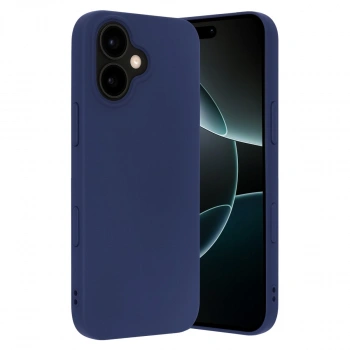 Apple İphone 17 Nano İçi Kadife Silikon - Lacivert