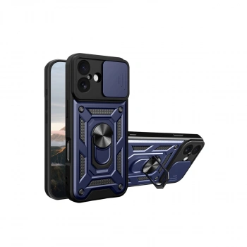 Apple İphone 17 Pars Lens Yüzüklü Silikon - Lacivert