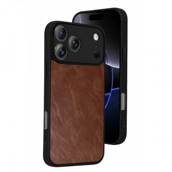 Apple İphone 17 Pro Aras Deri Kapak - Taba